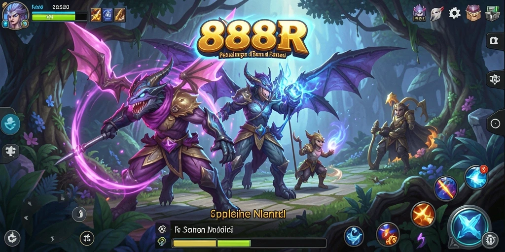 Tangkapan layar gameplay 888R menunjukkan aksi seru dalam petualangan yang menarik.