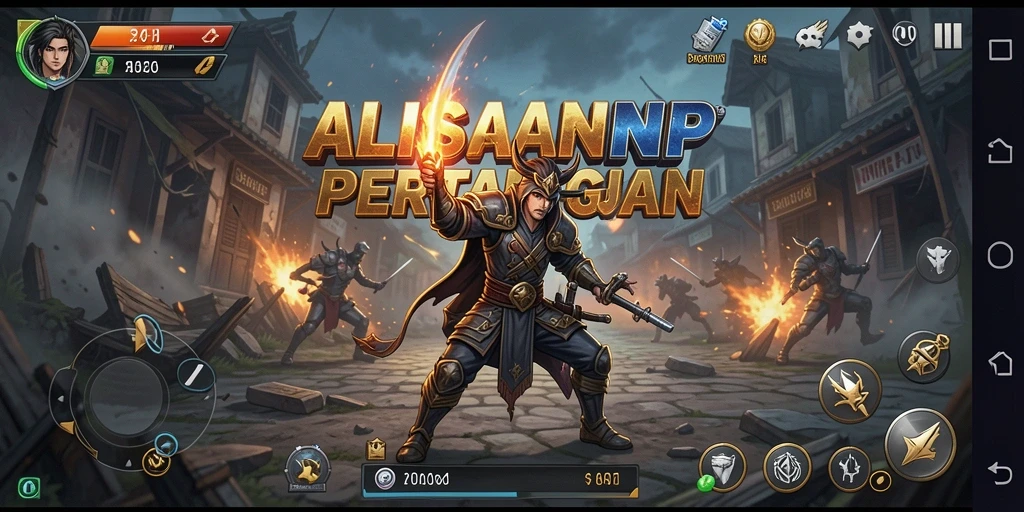 Tangkapan layar dari gameplay ALISANRP yang menunjukkan strategi dalam aksi.