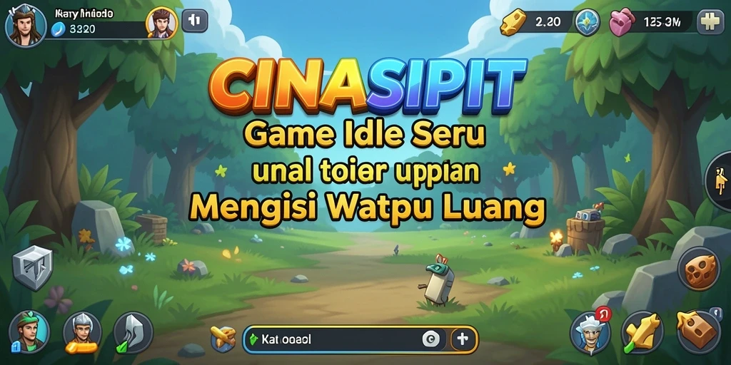 Tampilan gameplay CINASIPIT yang menawan dan santai.