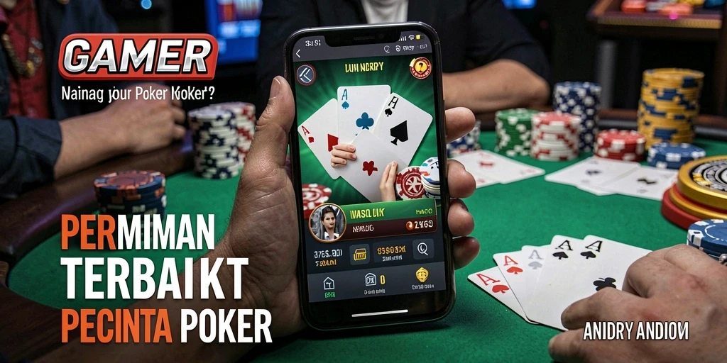 Tampilan gameplay Poker yang menegangkan dan menyenangkan di GAMERP.