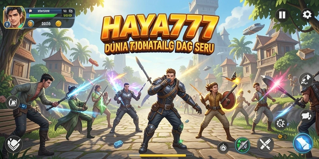 Tampilan gameplay HAYA777 yang menampilkan petualangan seru di dunia terbuka.