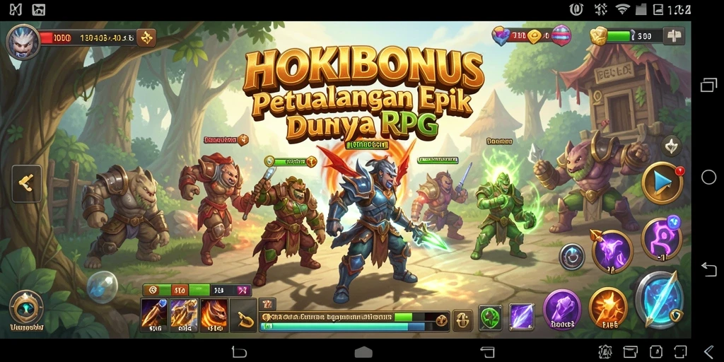 Tampilan dinamis dari gameplay HOKIBONUS yang memukau.
