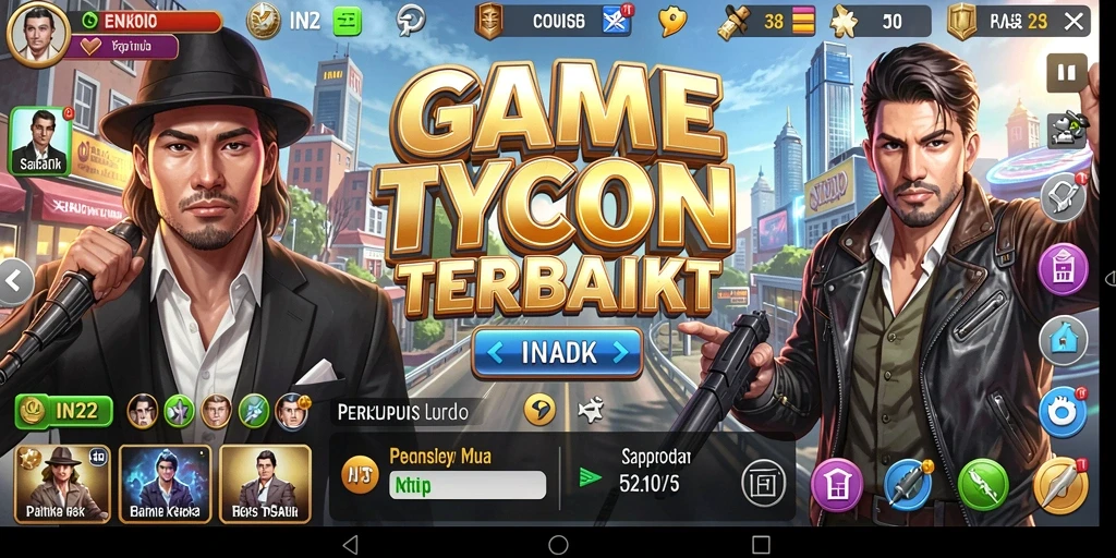 Gameplay menarik dalam dunia bisnis Tycoon.