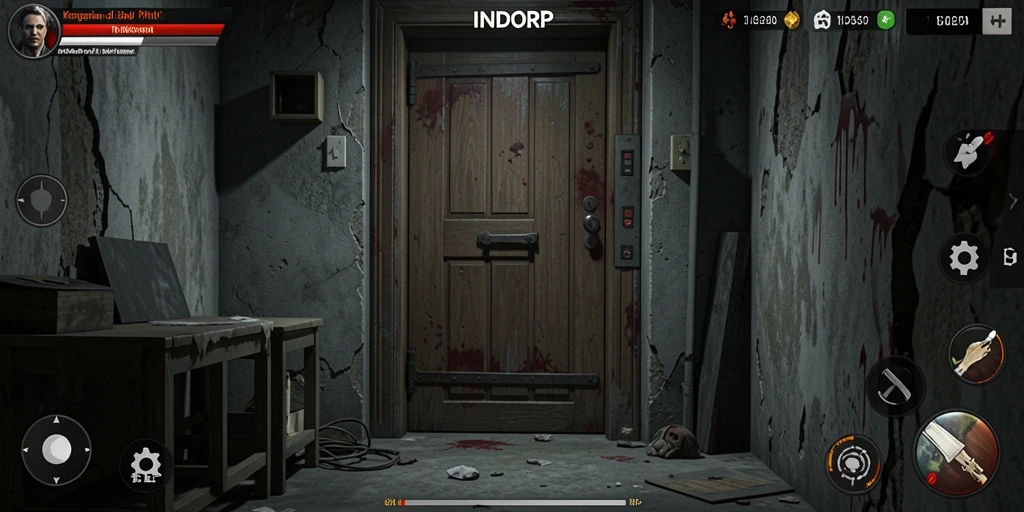 Tampilan menakutkan dari gameplay Horror yang mendebarkan.