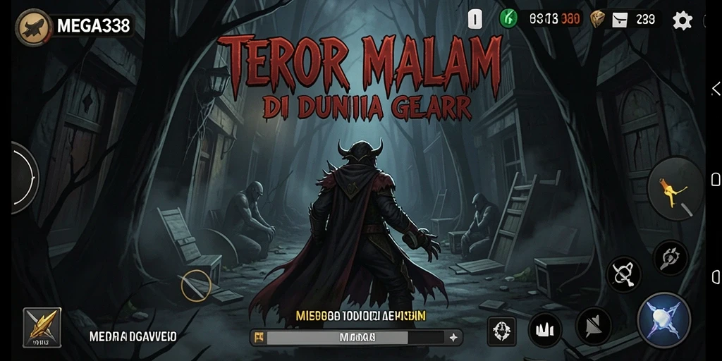 Tampilan gameplay menyeramkan dengan suasana mencekam.