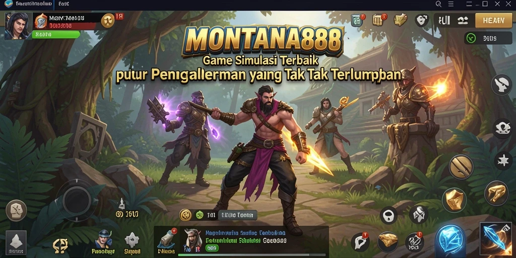 Tampilan gameplay MONTANA88 yang menarik dan interaktif.