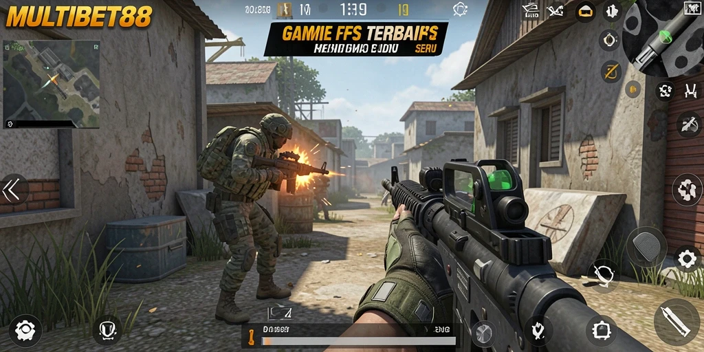 Gameplay seru MULTIBET88 dengan aksi menembak yang intens.