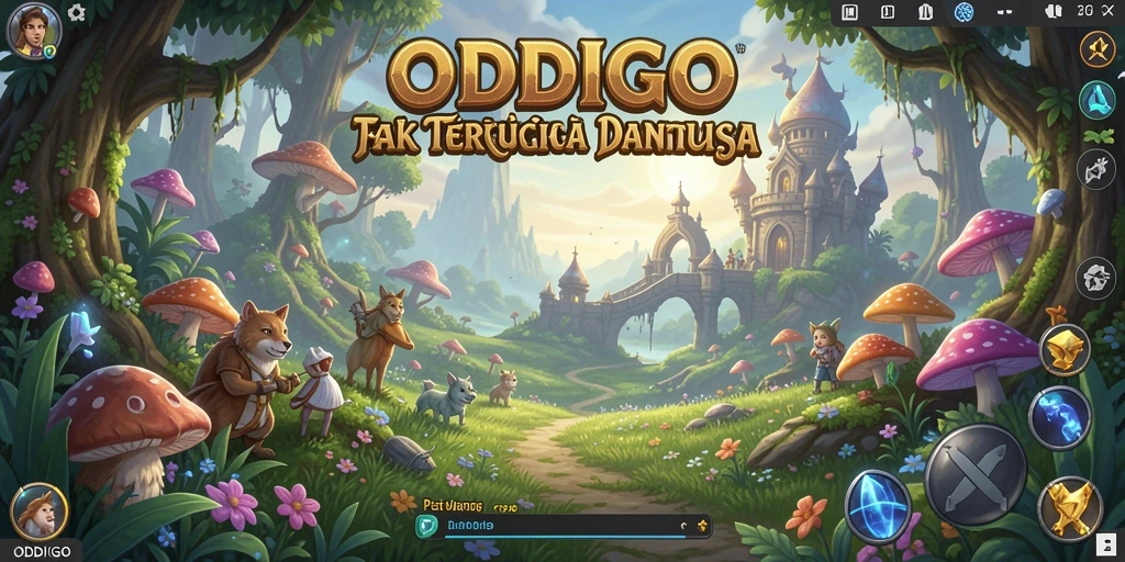 Tampilan gameplay ODDIGO yang menampilkan aksi seru dan grafik memukau.