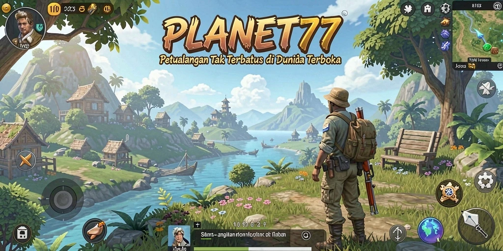 Gameplay menarik di dunia terbuka PLANET77.