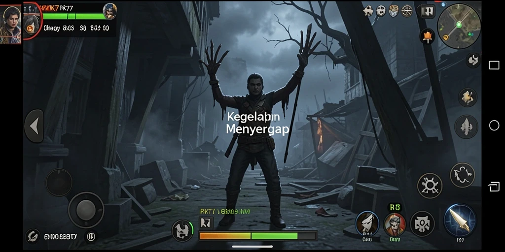 Tangkapan layar menampilkan suasana gameplay Horror yang menegangkan.