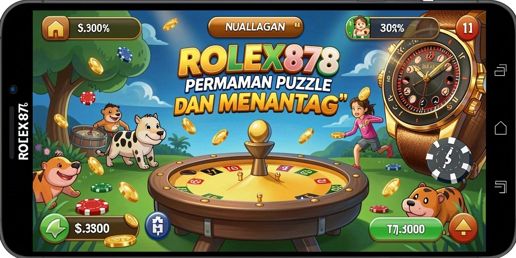 Tampilan menarik gameplay puzzle ROLEX878 yang mendebarkan.