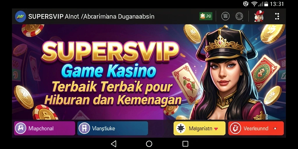 Gambaran gameplay menarik dari SUPERSVIP dalam dunia Kasino.
