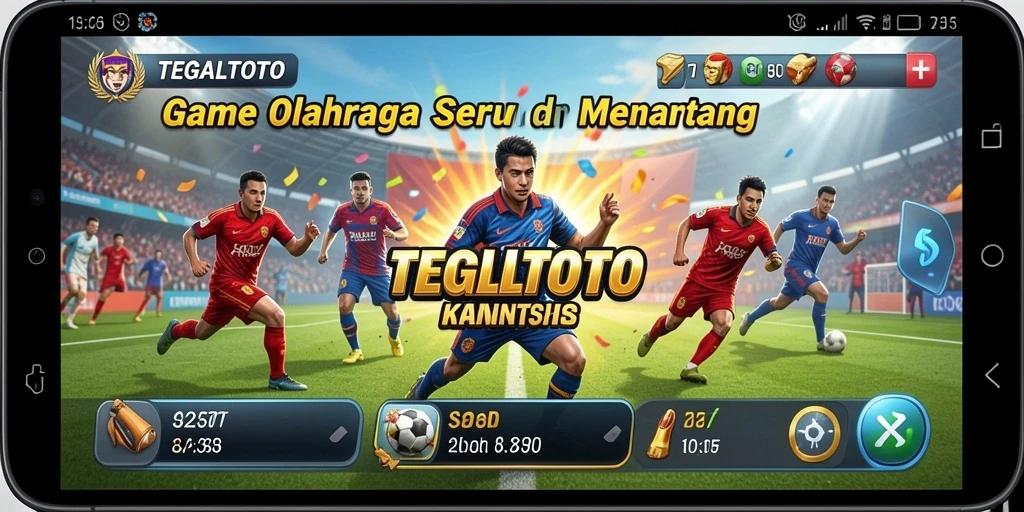 Tampilan menarik gameplay olahraga di TEGALTOTO.