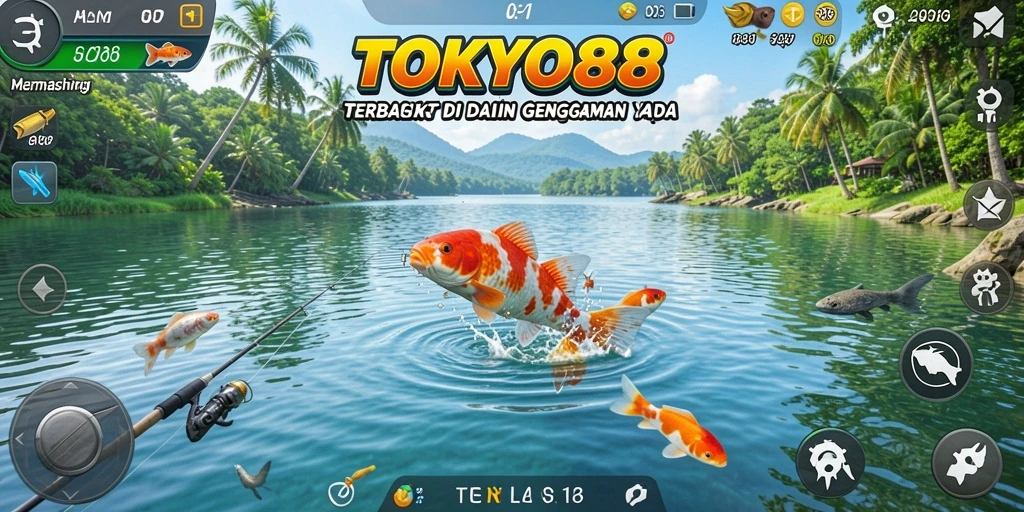 Tangkapan ikan yang besar dan pengalaman memancing yang seru dalam TOKYO88.