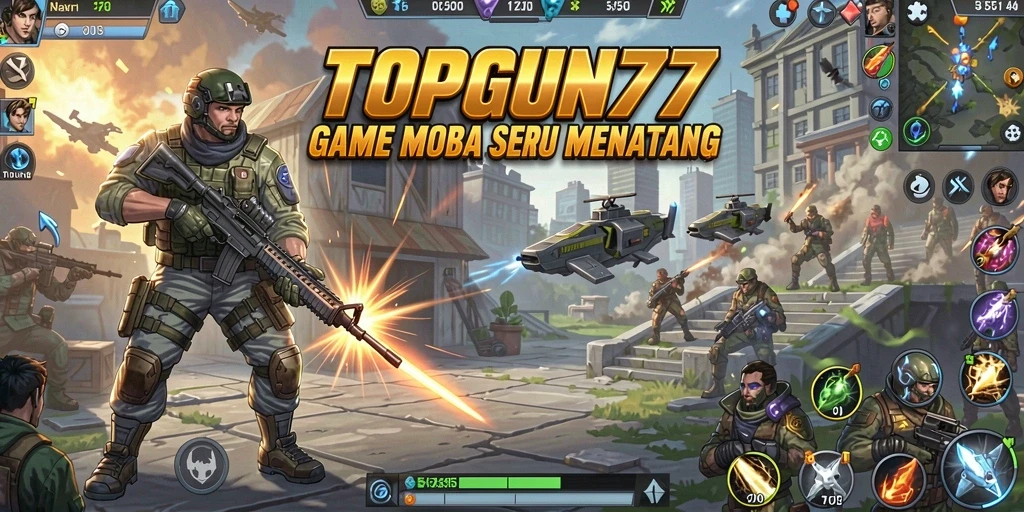 Tampilan gameplay seru di TOPGUN77 dengan aksi yang mendebarkan.