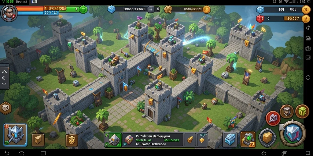 Gameplay VIO77 yang mendebarkan dalam pertahanan menara.
